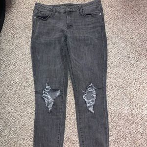 WOMENS SIZE 8 JEANS ROCKSTAR MID RISE